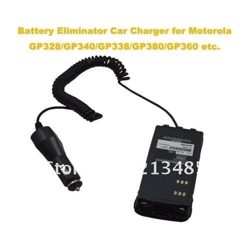 Battery Eliminator Car Charger for Motorola GP328/GP340/GP329/GP360/GP338/GP380 etc