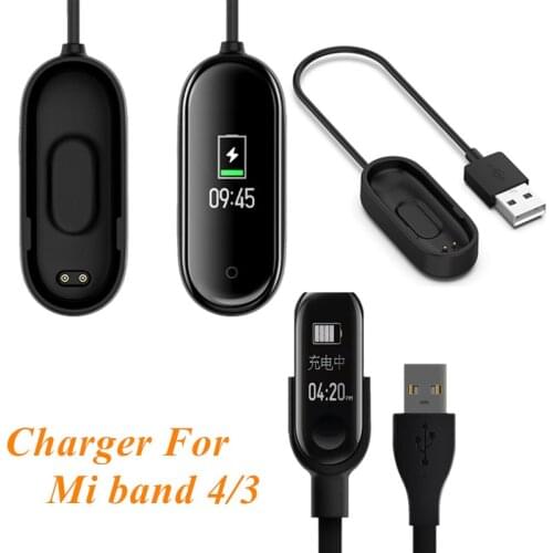 Chargers For Xiaomi Mi Band 4 3 Charger Cable Data Cradle Dock Charging Cable USB Charger Line For Xiaomi MiBand 4 3