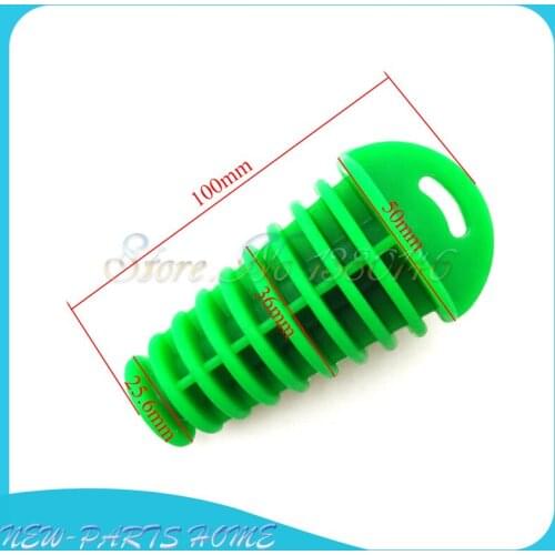 Green Exhaust Muffler Bung Cleaner Wash Plug For UTV ATV Quad Pit Dirt Bike MX YZF