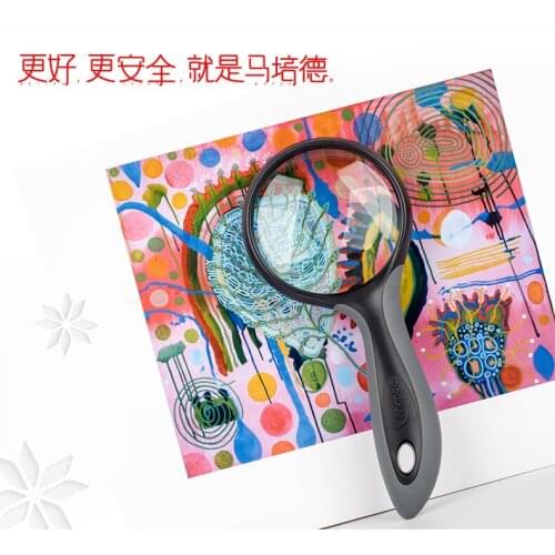 3X 75mm Plastic Children Educational Toys Magnifying Glass Insect Observer Gift Toy Handheld Magnifier for Reading Loupe