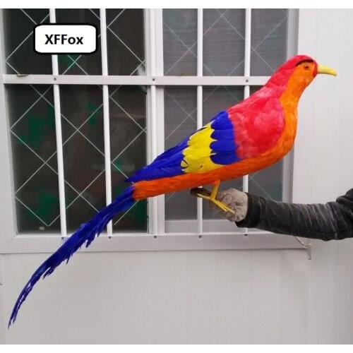 Big real life bird model foam&feather simulation beautiful colorful bird doll gift about 90cm xf0432