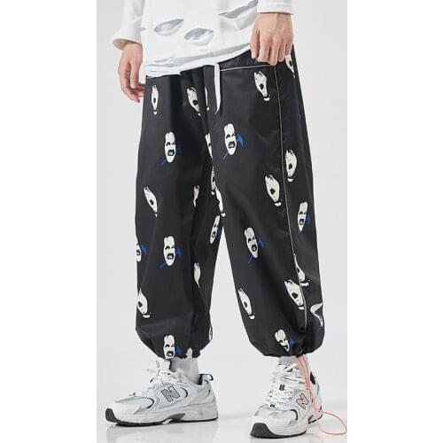 New Mens Harem Pants Fashion Plus Size Loose Trousers Streetwear Hip Hop Jogging Pants Male Elastic Waist Woman Sweatpants 5XL