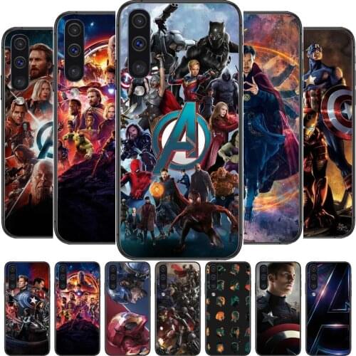 Marvel Comics Phone cover hull For SamSung Galaxy S8 S9 S10E S20 S21 S5 S30 Plus S20 fe 5G Lite Ultra black soft case