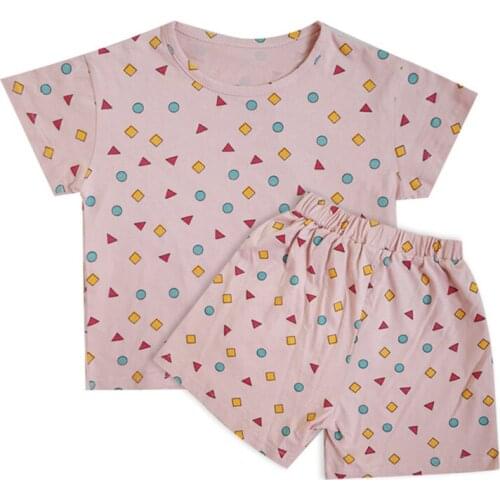 Kids toddler boy summer clothes Cartoon striped shirt +Pants Baby girl outfit Infant Sport Suits tracksuit children clothes