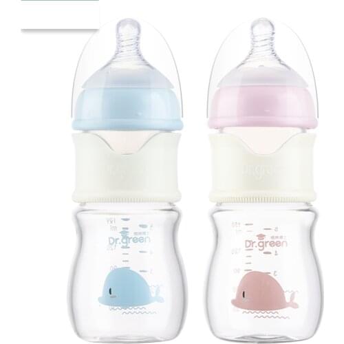 Baby PPSU Glass Bottle Wide-bore Quick Flush Baby Bottle Anti-colic Newborn Milk Bottle Training Baby Feeding Accessories Water