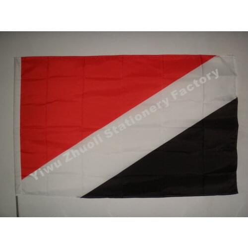 Sealand Flag 150X90cm (3x5FT) 120g 100D Polyester Double Stitched High Quality Banner Ensign Free Shipping