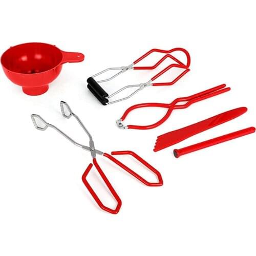 Canning Tools Jar Lifter Canning Tongs and Funnel Set for Wide and Regular Jars Canning Jars Mason Jars for Beginners