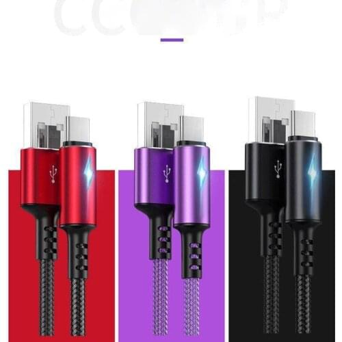 Fast Charge Lighting Light 5A USB Type C Cable For Xiaomi Huawei P50 Pro Mate 40 Mobile Phone Charging Wire White Blcak Cable