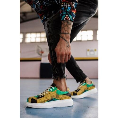 Knack Digital Print Shoes R044 Jamaica Color