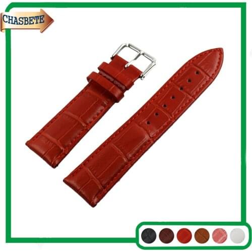 Leather Watch Band for Luminox 20mm 22mm Men Women Belt Wrist Strap Loop Bracelet Black White Red Brown + Spring Bar + Tool
