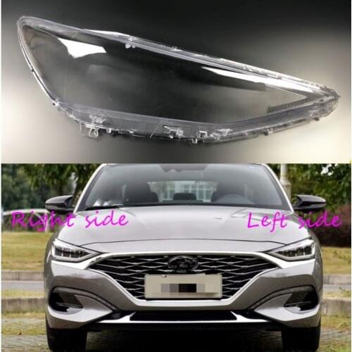 Car Headlight Lens For Hyundai Lafesta 2018 2019 Headlamp Cover Car Replacement Front Auto Shell Cover