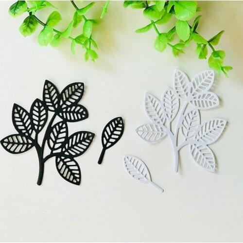 L-Sunday Crafts Die cuts Leaves Metal Cutting Dies Stencils Scrapbooking Embossing Album Card Crafts Making Decor