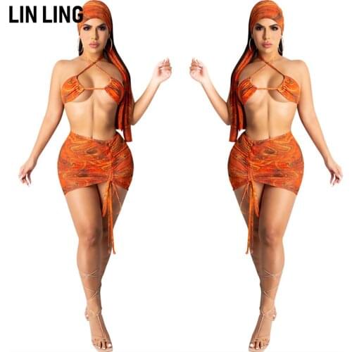 LINLING Halter Swimwear