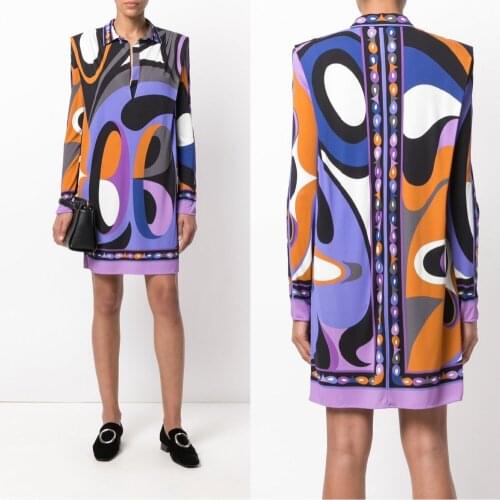 The new womens fashion Turn-down COLLar silk jersey stretch slim knit with belt dress