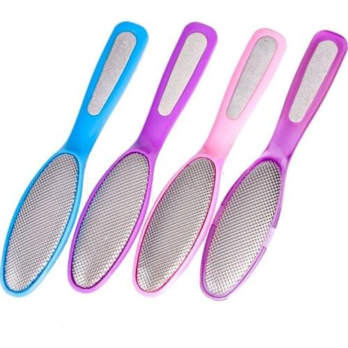 Stainless Steel Foot File Callus Dead Skin Remover File Exfoliating Pedicure Foot Care Tool 3.3X17.2X1.1cm Skin Care Tool EK