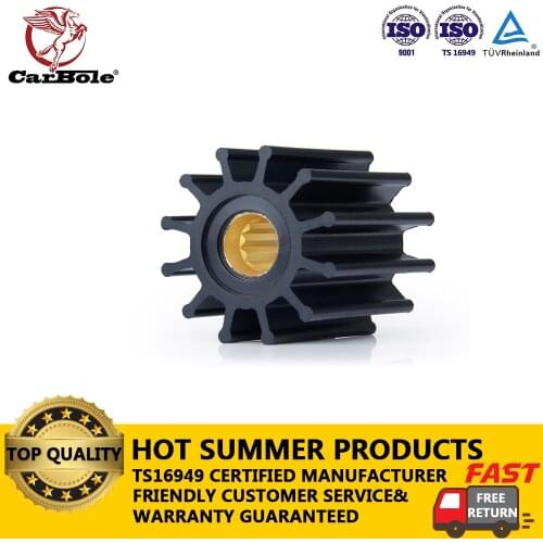 CARBOLE Raw Sea Water Pump Impeller Repair Kit Replaces Johnson 09-812B-1 Indmar 18-3306