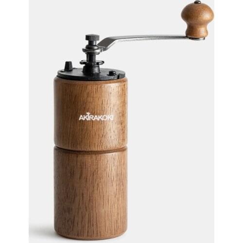 AKIRAKOKI Manual Coffee Grinder with Adjustable Setting Conical Burr Mill Burr Coffee Grinder for French Hand Dripper Mokapot