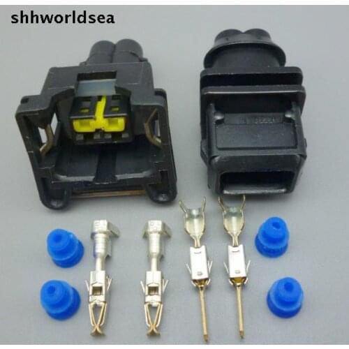 Worldgolden 5/30/100set 3.5mm 2pin kit connector 85202-1 female male plug EV1 for japan car