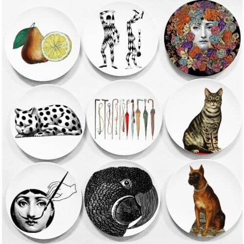 10 inches Decorative plaque inches Decorative Plate Lina Face Plate Beatiful T&V Plate Luxury Decor Plate Theme and Variation