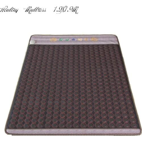 2019 High Quality tourmaline mattress korea bamboo carbon fiber tourmaline cushion electric heated sleeping pad Sale 1.2X1.9M