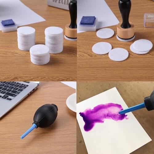 50Pcs Alcohol Ink Mini Applicator Tool Felts for Applying Alcohol Inks Diy Scrapbooking Cards Decorations Making Tools