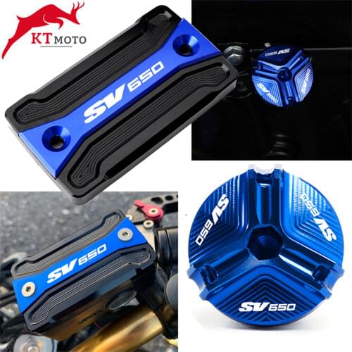 For SUZUKI SV650 SV 650 2008-2019 2016 2017 Latest high quality Scooter Accessories Front brake Fluid Reservoir Cap Cover