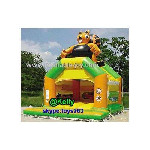Free air shipping 4x4m kids inflatable bouncer house, cheap inflatable bouncer, commercial inflatable horse bouncer air bouncer