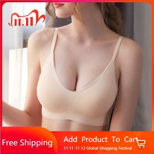 Sexy Women Seamless Wireless Wire Free Bra Push Up Bra Plus Size Women Lingerie Bralette Top Bras