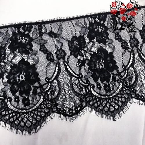 25cm * 150cm / piece, French Hollow Lace Decals, Clothing Skirt Wedding Decoration Curtain Accessories, DIY Handmade Materials