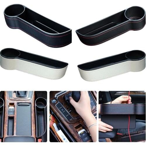 New Arrivals Car Seat Gap Filler Console Side Pocket Car Storage Box Organizer Seat Catcher Car Organizer