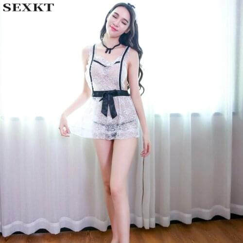 New sexy lingerie sexy lace apron nurse costume cosplay maid maid suit sexy skirt for sex