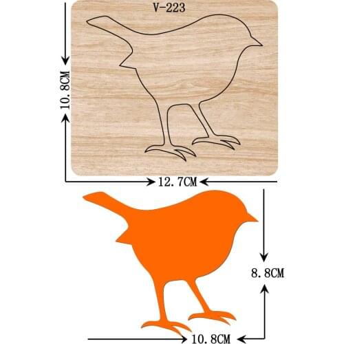 New bird wooden dies cutting dies for scrapbooking /Multiple sizes /V-223