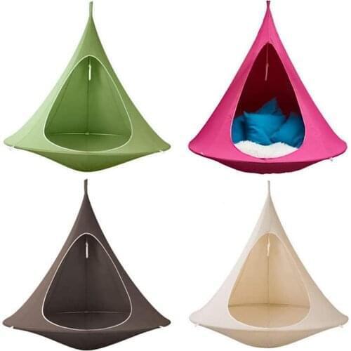 New Outdoor Camping Waterproof Leisure Hanging Sofa Tent For Many people Butterfly Swing Hammock Hanging Chair Patio Furniture