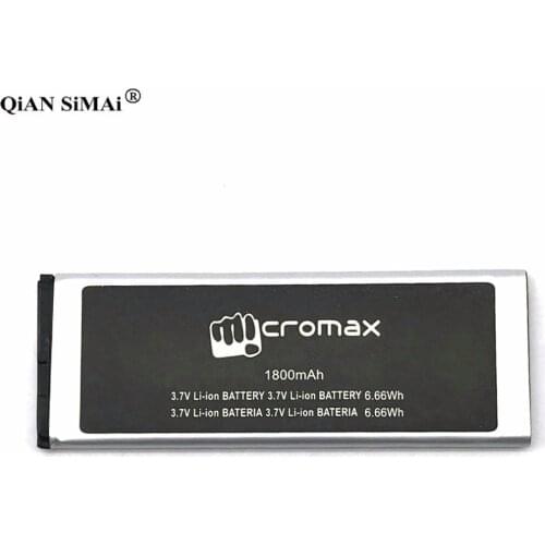 New High Quality 1800mAh battery For Micromax Q301 phone + Tracking number