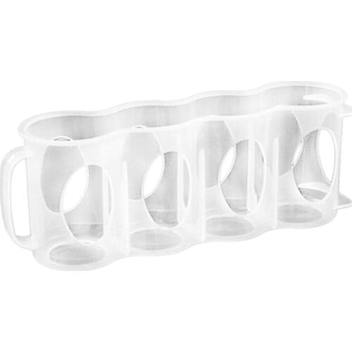 Portable Can Organizer Canned Beer Refrigerator Refrigerated Storage Rack 4-compartment Freezer Storage Rack Freeze