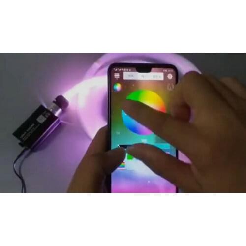 App smart phone Remote controlled Audio Voice control DIY 12W Car Starry Star Light Fiber Optic Home Ceiling SKY Lighting Device