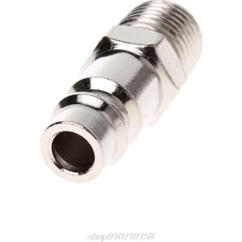 Euro Air Line Hose Fitting Connector Quick Release 1/4 Inch BSP Male Thread M23 21 Dropship