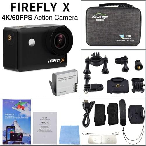 Hawkeye Firefly X WIFI FPV 4K Action Camera Sports Camera Touchscreen Waterproof