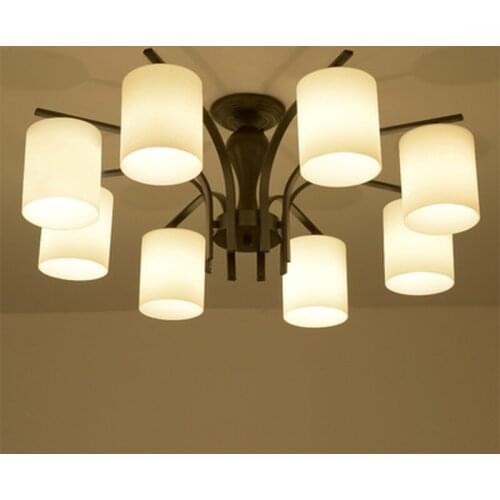 LED ceiling master bedroom lights American study restaurant living room lights Nordic pastoral simple lamps and lanterns