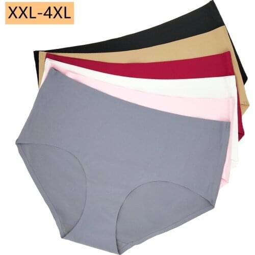 2XL-4XL Seamless Panties Female Underpants Sexy Panties for Women Briefs Underwear Plus Size Bragas Mujer Pantys Lingerie Femme