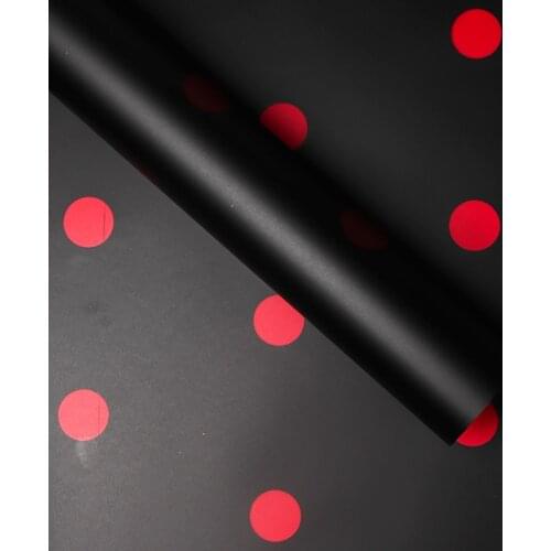 20Pieces 58x58cm Polka Dot Flower Wrapping Paper DIY Korean Style Florist Bouquet Gift Wrapping Material Paper Gift Packing Dec
