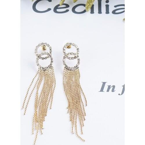 Dangle earrings fashion earring in S925 needles for women girls luxury earrings for fashion for party wedding jewelry