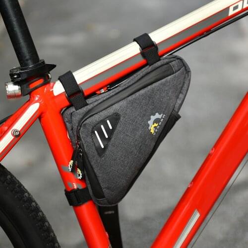 Waterproof Bike Triangle Bag Bicycle Frame Bag Tube Bag Cycling Bike Tools Storage Bag Pack for Mountain Road Bike packing