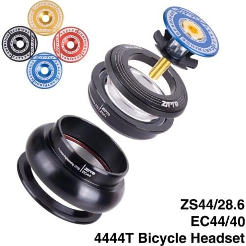 ZTTO Bicycle Headset 4444T MTB 44mm ZS44 EC44 CNC 1 1/8"-1 1/2" Straight Tube Frame to Tapered Tube Fork 1.5 Adapter Headset