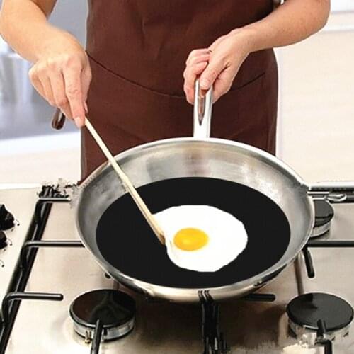 Non-stick Mat Round Pan Fry Liner Sheet Cooking Sheet Pad Kitchen Cleaning Tools