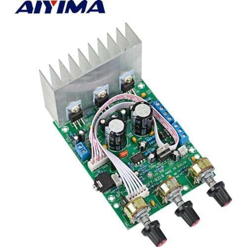 AIYIMA Amplifiers Audio Board TDA2030A Amplificador 2.1 Fever Subwoofer Amp Board Compatible With LM1875 DIY For Home Theater