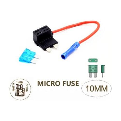 10MM Car fuse box to take electrical Blade Car fuse Take power socket AAC Lossless circuit adapted to take power