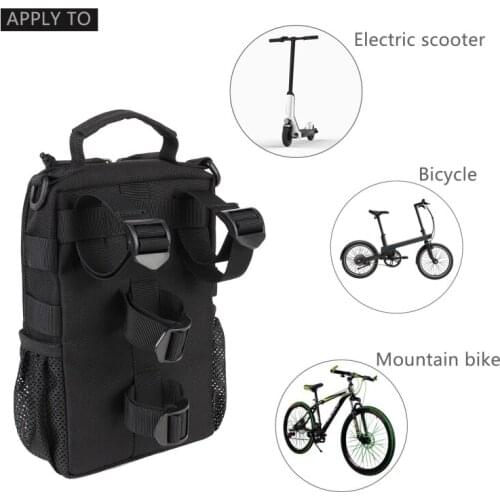 Large capacity Cycling Bicycle Bike Head Tube Handlebar Bag Cell Mobile Phone Pack Electric Scooter Handbag Hiking Shoulder Bag