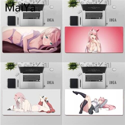Maiya Zero Two Darling in the FranXX Sexy ass gamer play mats Mousepad Free Shipping Large Mouse Pad Keyboards Mat