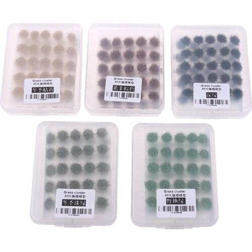 Hot 50pcs/lot DIY Model Scene Terrain Production Simulation Flower Cluster Wild Rose Flower Miniature Landscape Material